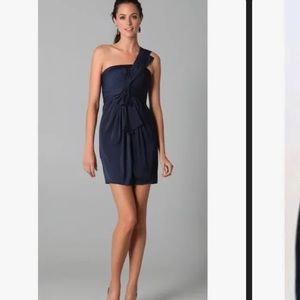 Bcbg maxazria navy mini dress size 6